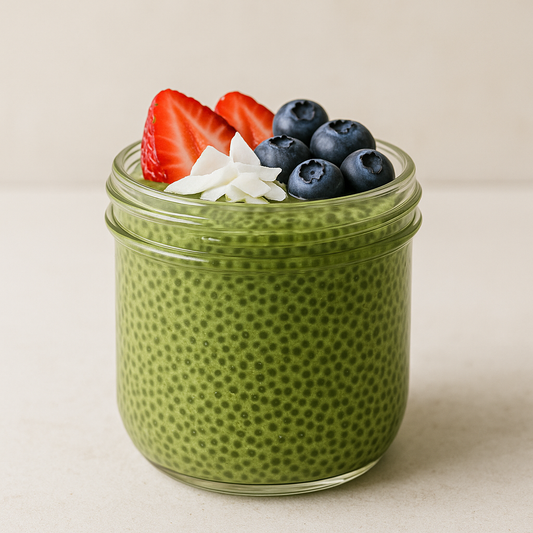 Vegan Matcha Chia Pudding